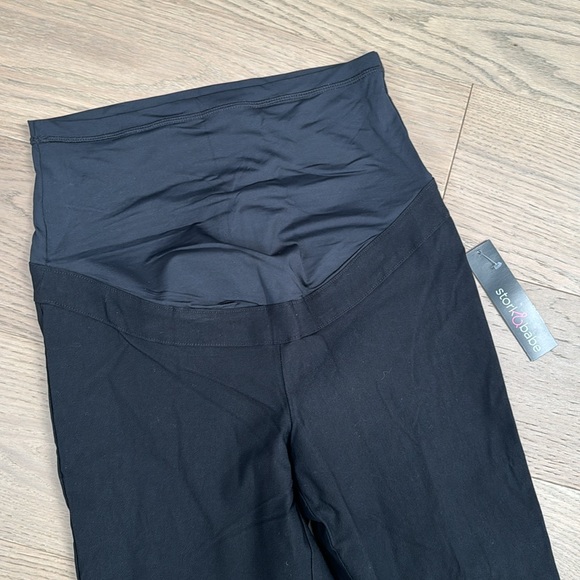 Maternity dress pants black new NWT thyme - Picture 2 of 3